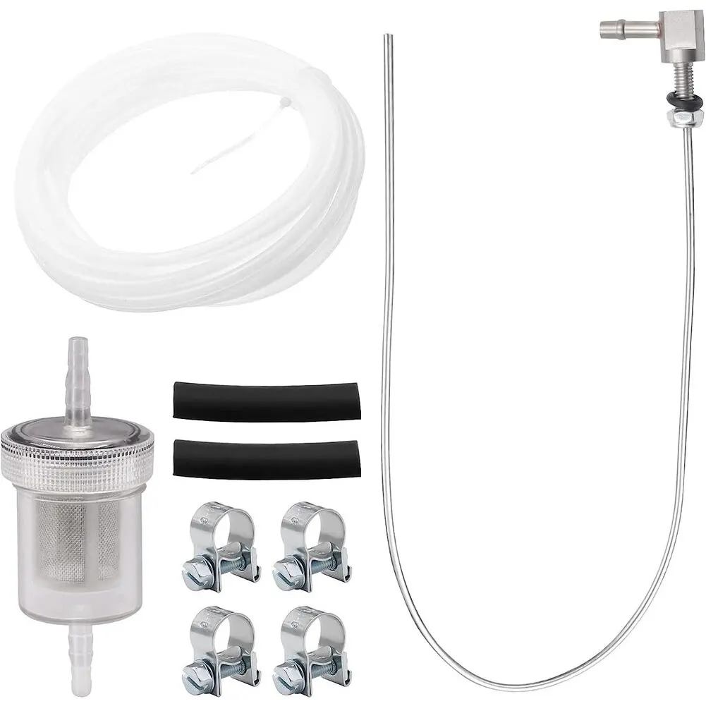 9PCS Small Head Oil Pickup Kit Oil Filter White Hose Card Parking Heater Repair Air Parking Heater Tube Fuel Tank Sender Pipe