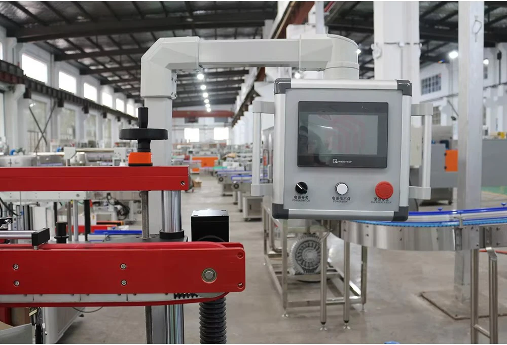 Automatic Double Sides Front Back Labeling Machine for Cosmetic Flat Bottles Body Wash Containers