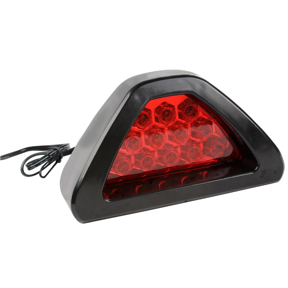 Warning Light Car Brake Light LED Flash Bulbs Red Fog Lamp Triangle Tail Light