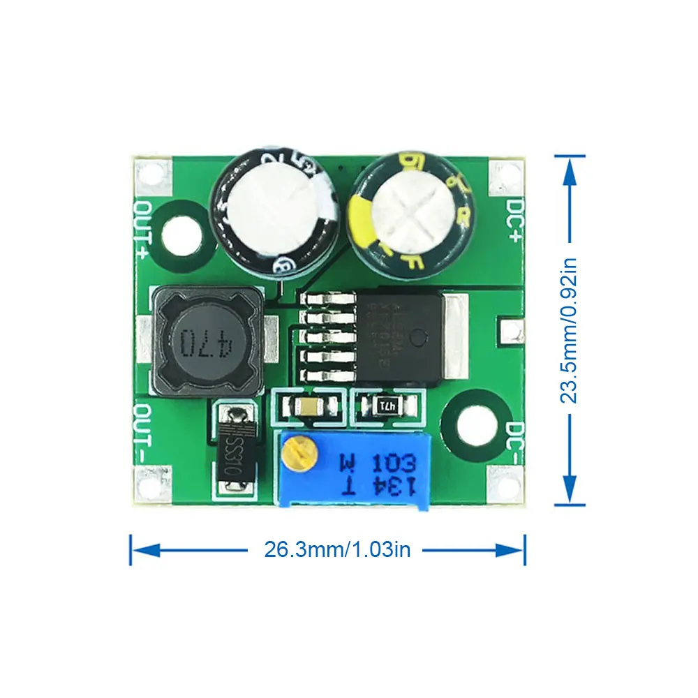 XL7015 DC-DC Power Converter Module Adjustable Step Down Power Module 5-80V Wide Voltage Input Power Voltage Converter Module