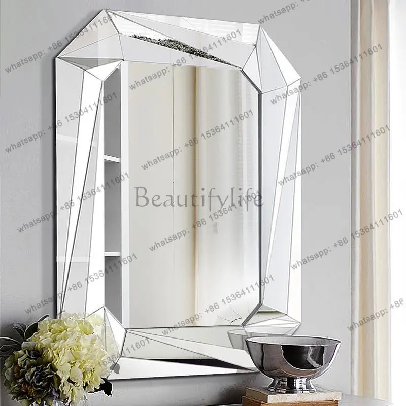 LS bathroom wall-mounted bathroom mirror wall-mounted bath bathroom everyone uses wash-up mirror