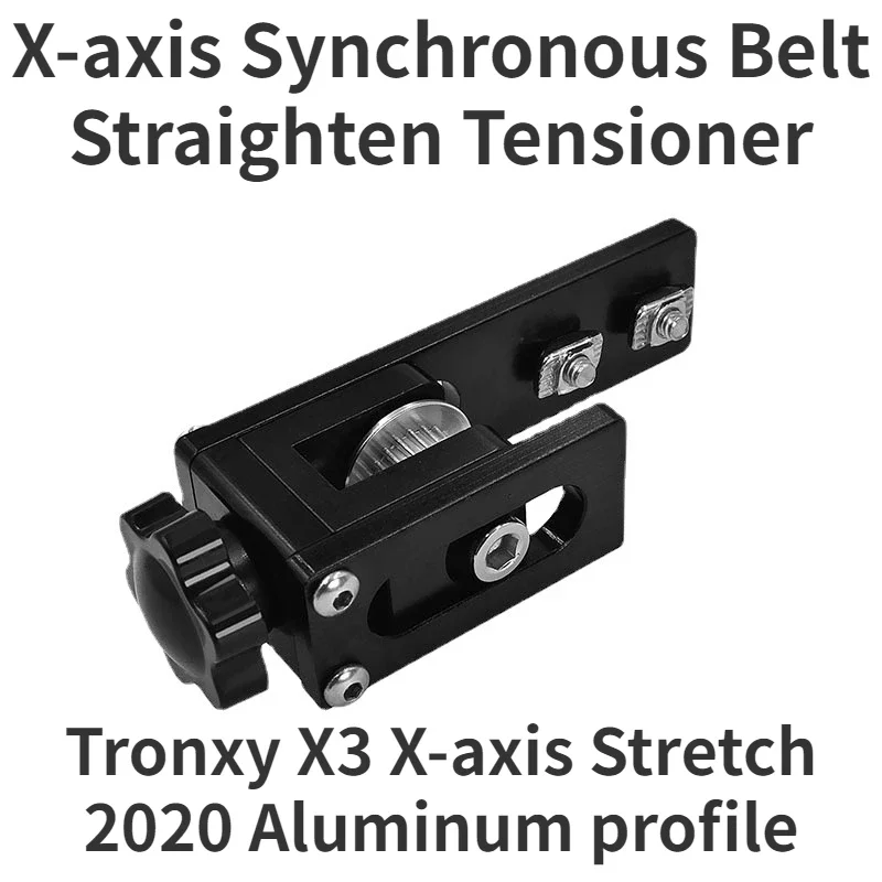 

3D Printer Accessories CR10 Ender-3X Axis Timing Belt Tensioner 2020 Profile Tronxy X3 Straightening