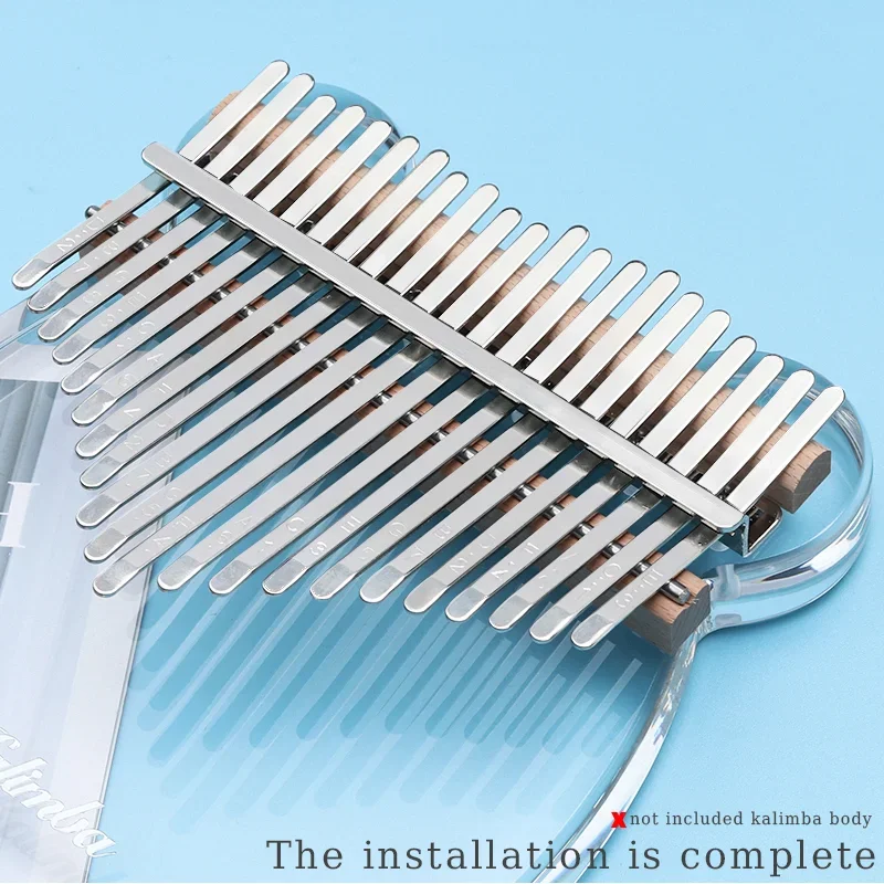 DIY 8 17 21 Tone Kalimba accessories Keys Tines Thumb Piano Bridge Replacement Parts Homemade Musical Instruments kalimba