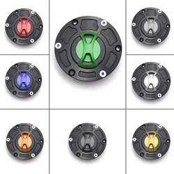 Motorcycle Keyless Racing Quick Release Tank Fuel Caps Case Gas Cover For KAWASAKI EX250R NINJA 250R 300 Z250 Z300 2008-2018