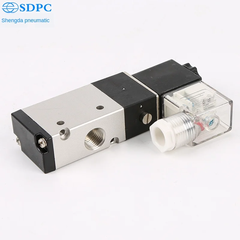 Shengda Pneumatic Components Two-Position Three Way Electromagnetic Valve 3v210-08 3v310 3v410-15 Reversing Valve