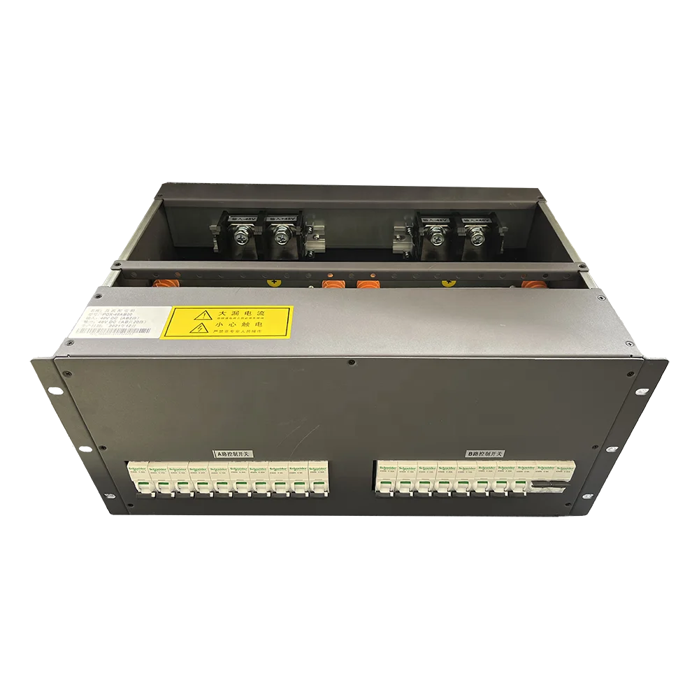 19-Inch Rack-Mounted 3U 4U UPS DC Power Distribution Unit Cabinet 4G 3G Network Connectivity DC Air Switch Box for Telecom Power
