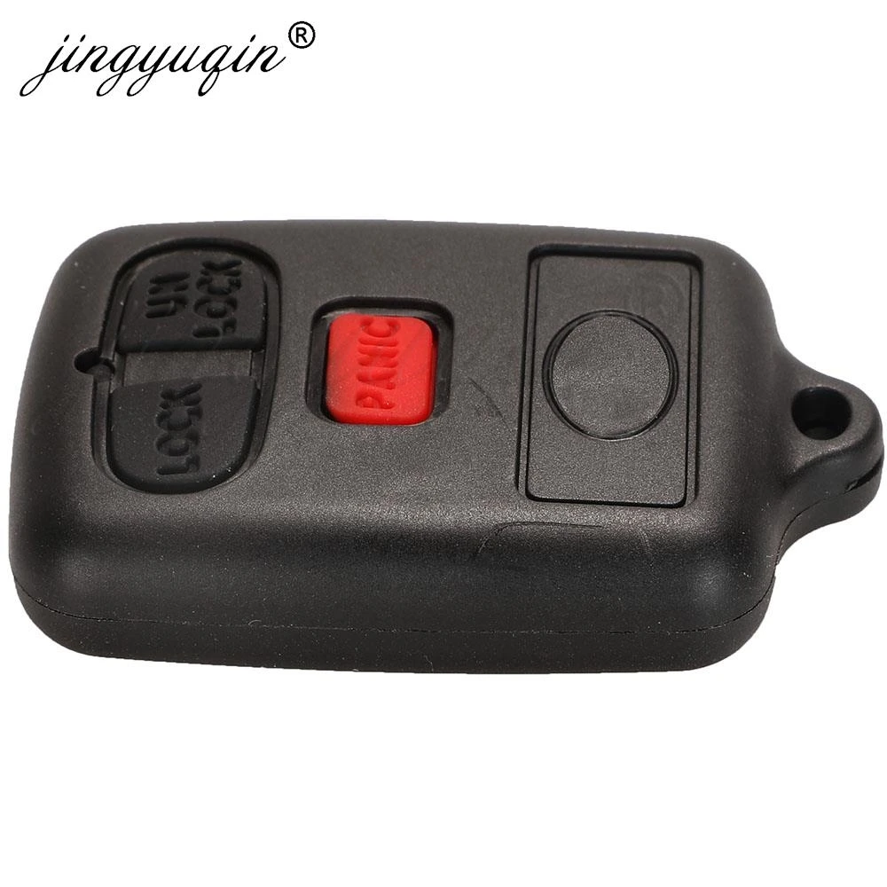 jingyuqin 2+1Panic 3 Buttons Remote Car Key for Tovota COROLLA Vios Camry Sienna Remote Transmitter Auto Key Fob GQ43VT7T