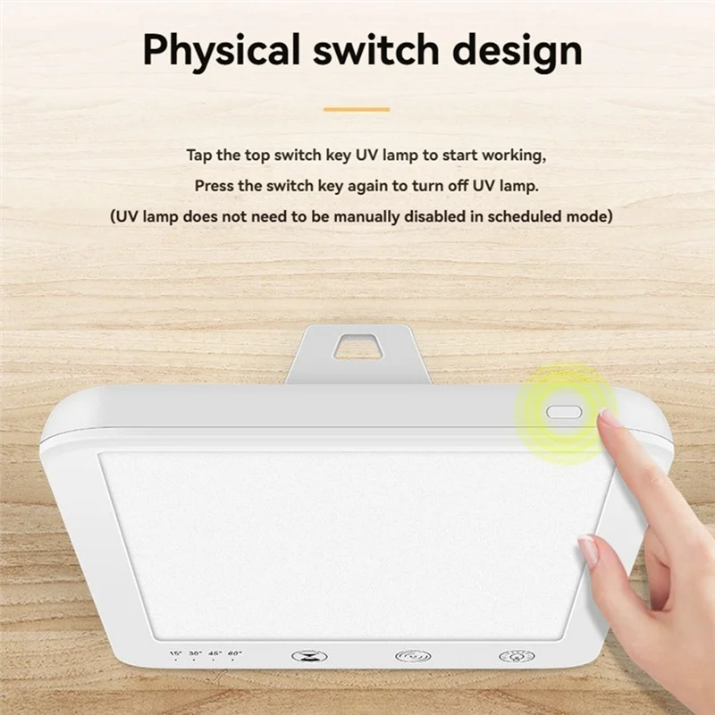 ABCL Light Therapy Lamp 10000 Lux Sun Lamp With 5 Adjustable Brightness Levels Touch Control SAD Light Therapy Lamp