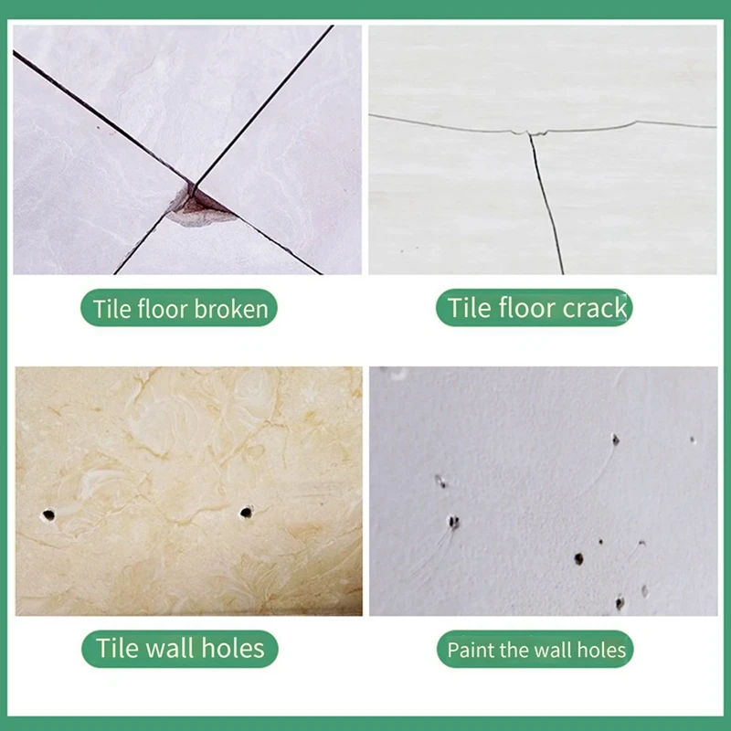 Ceramic Tile Repairing Tool Set Scratch Repairing Crack Fill Tile DIY Floor Repair Kit Fix Wax Scratches Mending Tool