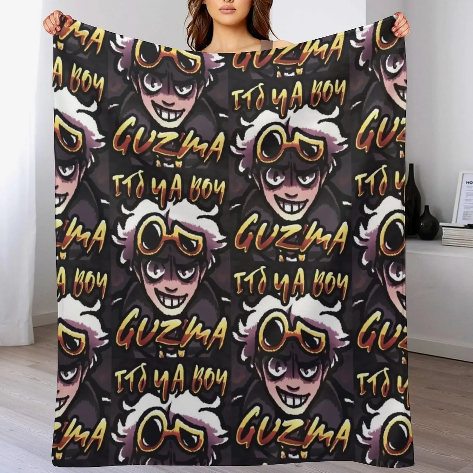 

It's Ya Boy Guzma Throw Blanket Stylish Warm Blanket for Living Room Bedroom