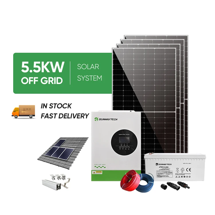 5 Solar Complete System Solar Energy System Off Grid Solar Panel System Battery Storage