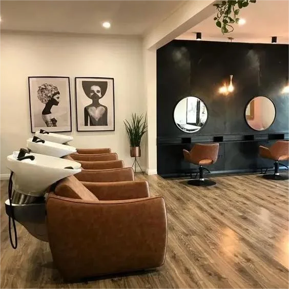 

High Quality Modern Design Hair Salon Reclining Shampoo Chair with Ceramic Bowl Backwash Footrest Shampoo Bed Massage Table