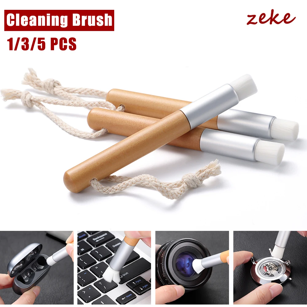 3PCS Uhr Reinigung Pinsel Uhr Kleine Teile Uhrwerk Glasfaser Messing Stahl Pinsel Reinigung Pinsel Uhr Teil Reparatur werkzeuge