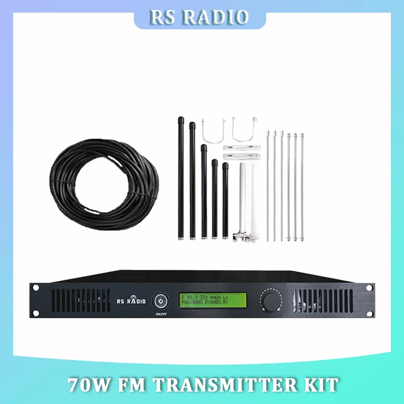 

70W radio equipment 70 watt fm radio broadcast transmitter kit