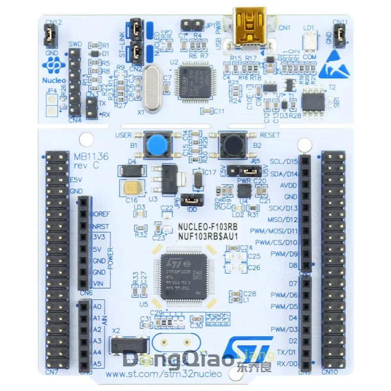 STM32 NUCLEO Original NUCLEO-F103RB STM32F1 STM32F103 STM32 Board with Embedded ST-LINK