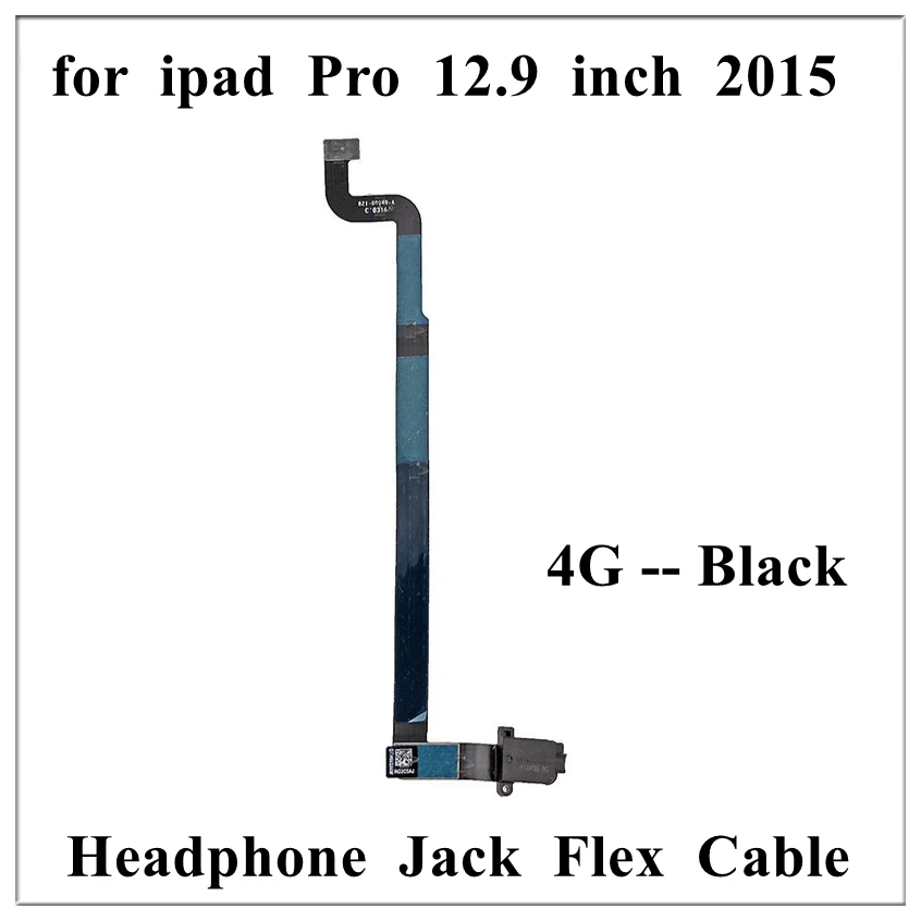 1Pcs Headphone Audio Earphone Jack Dock Port Flex Cable Compatible For Ipad Pro 12.9 Inch 1st Gen 2015 A1584 A1652 Repair Parts