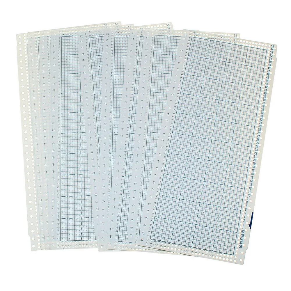 50 Sheets 24 Stitch Punch Card For Brother Silver Reed Singer Empisal KnitMaster Knitting Machine KH836 KH860 KH260 SK210 SK600