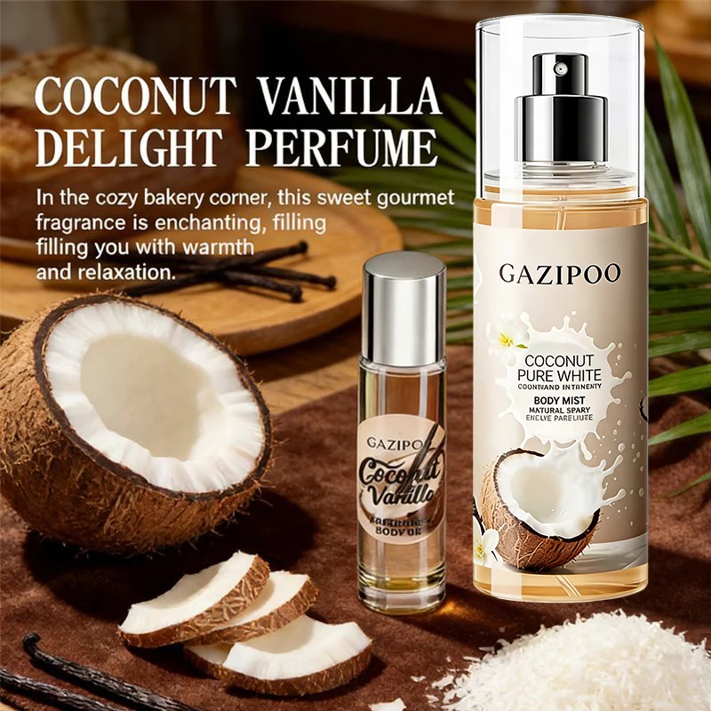 

New Premium Unisex Coconut Fragrance Long-lasting Fresh Coconut Milk Gourmet Fragrance Alcohol-free Sandalwood Women's Fragrance