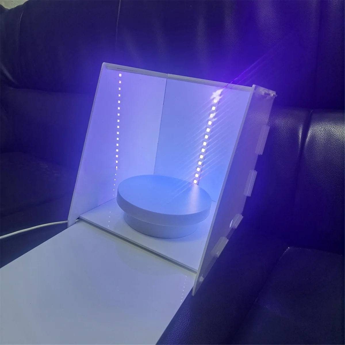 Imagem -03 - Caixa de Luz de Cura de Resina uv Mesa Giratória 360 ° Modelo de Impressora 3d Faça Você Mesmo Lcd Dlp Sla 405nm