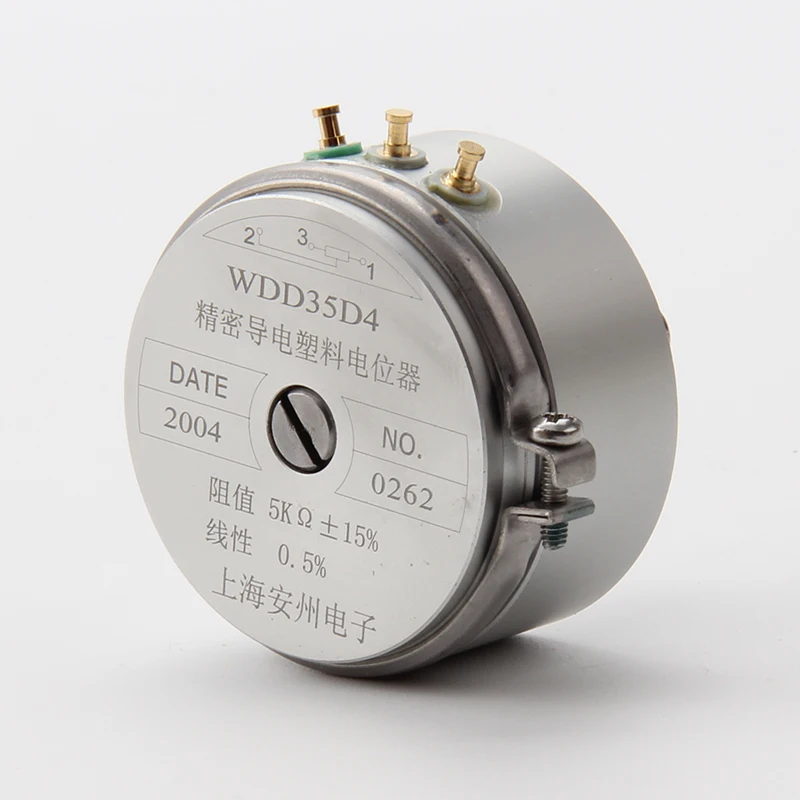 WDD35D-4 1K 2K 5K 10K Accuracy 0.5% Short Axis 18mm Precision Conductive Plastic Potentiometer