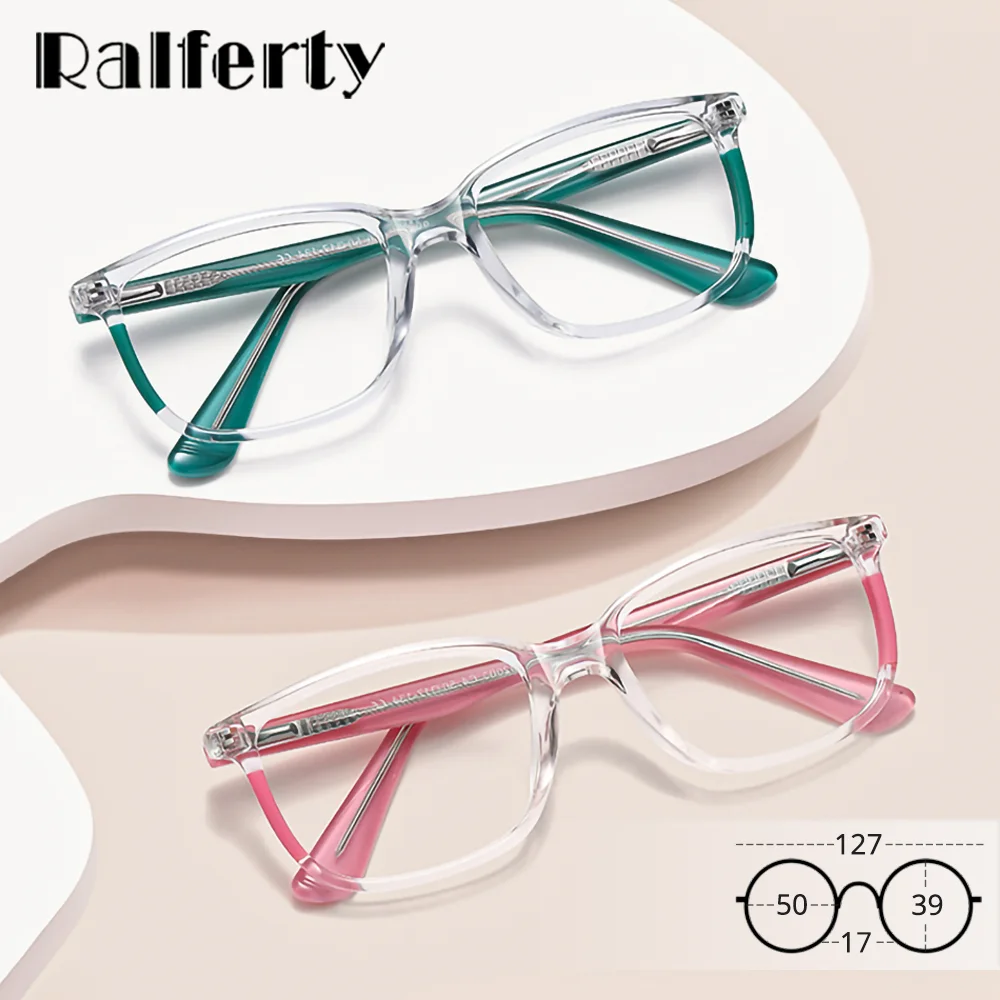 Ralferty 2026 Child TR90 Flexible Square Eyeglasses Kids Myopia Prescription Optical Glasses Frame Anti Blue Girl Boy Eyewear view 3
