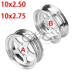 10 Inch Wheel Vacuum Rims 10x2.50 10x2.75 Aluminium Alloy Wheel Hub for Monkey Bike Motorcycle Parts 2.50-10 2.75-10