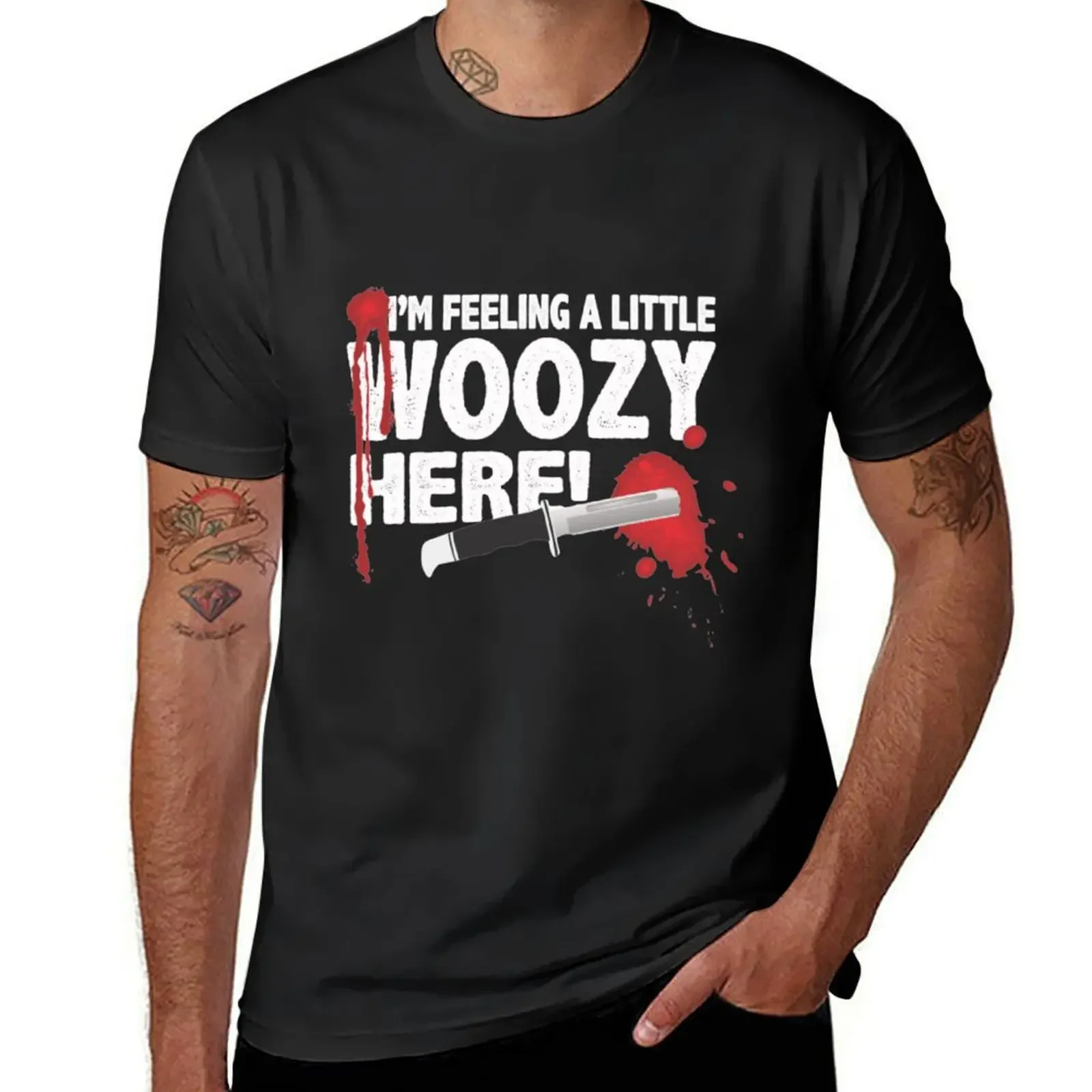 I'm feeling a little woozy here T-Shirt anime shirts graphic tee mens graphic t-shirts pack