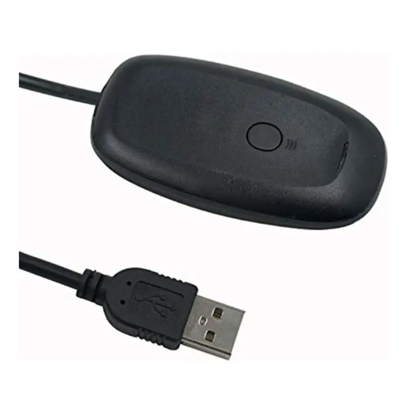 Y44A Wireless Gaming Receiver USB Controller Gamepad Converter PC Adapter for 360 Windows for XP/7/8/10, Easy Install