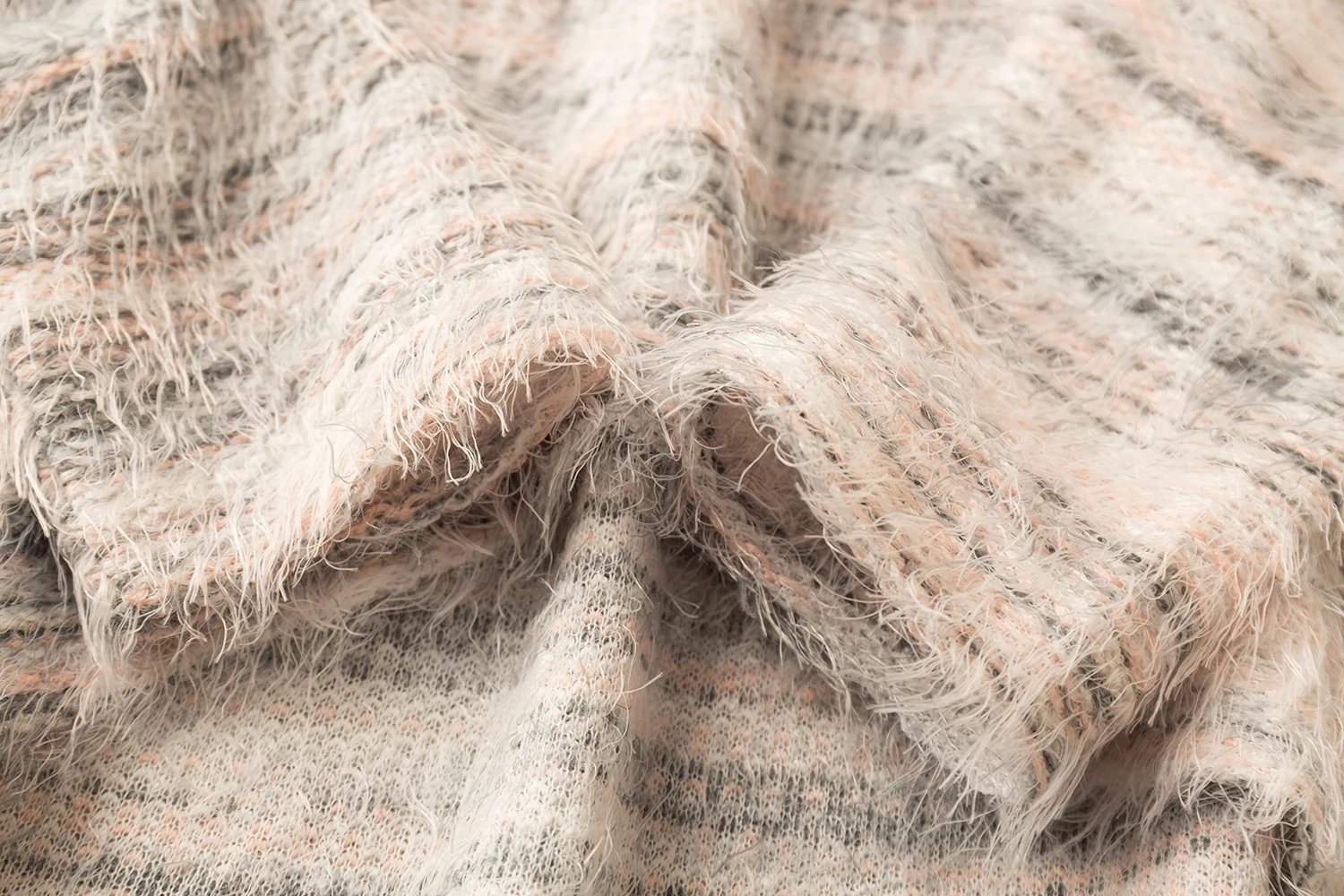 Primavera Autunno Coreano Sle Faionable Giovinezza rotonda Ne Long Sve Lavorato a maglia peloso sopra la testa Top in misto poliestere Pendolarismo Sle