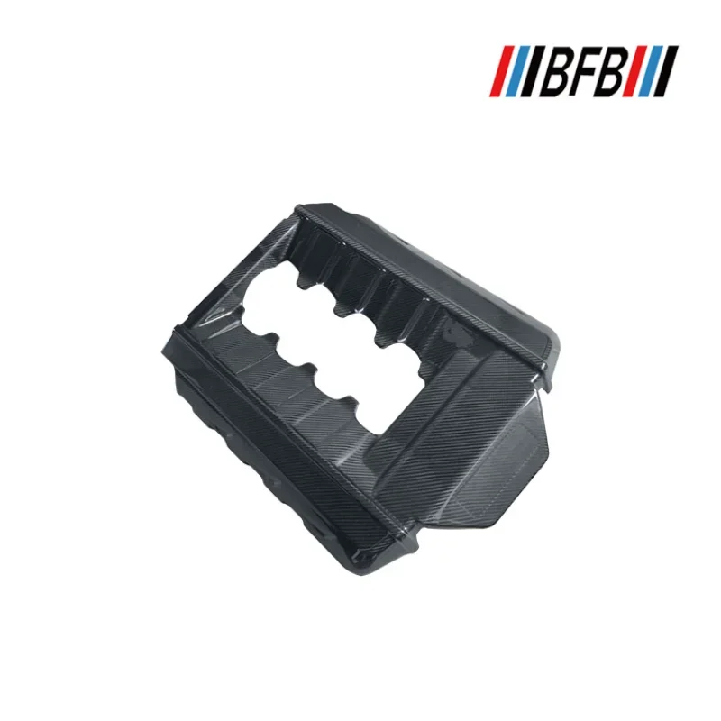 

For Ford Mustang Real Dry Carbon Fiber Hood Engine Cover Protective Case exterior modification Body Kit 2014-2018 Accessories