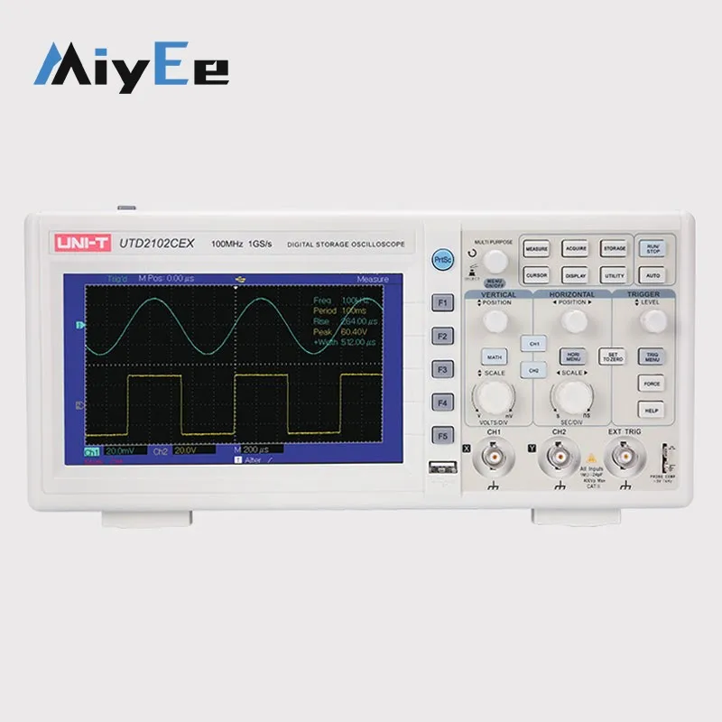 UTD2102CEX 1GS/s Digital Storage Oscilloscope 100MHz 2-Channel Automotive Oscilloscope