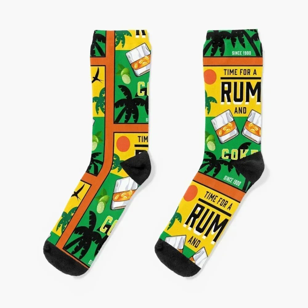 

Rum Drink | Rum Drinkers | Cuba | Summertime Bar And Pub Decor Socks custom Climbing Run Men Socks Luxury Brand Women's