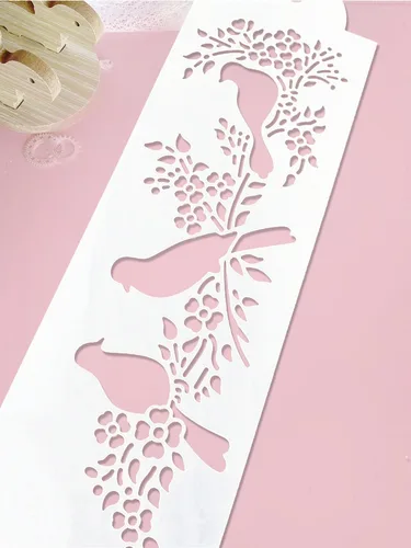 Plantilla para paredes de chatarra de pájaro, Urraca de animales, pincel, pintura, decoración, plantillas para bricolaje, arte de álbum de recortes, artesanía de sellos para diario, 1 Uds.