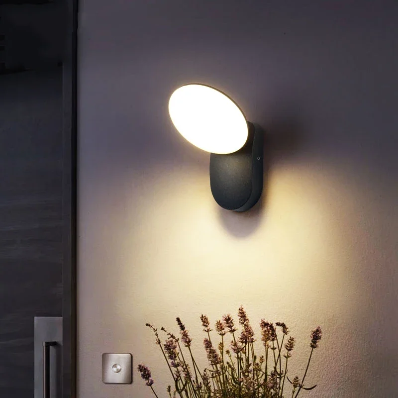 LED Wall Light Outdoor Waterproof Led Light Garden Porch Light  Bedroom Outside Simple Wall Super Bright Aisle Light