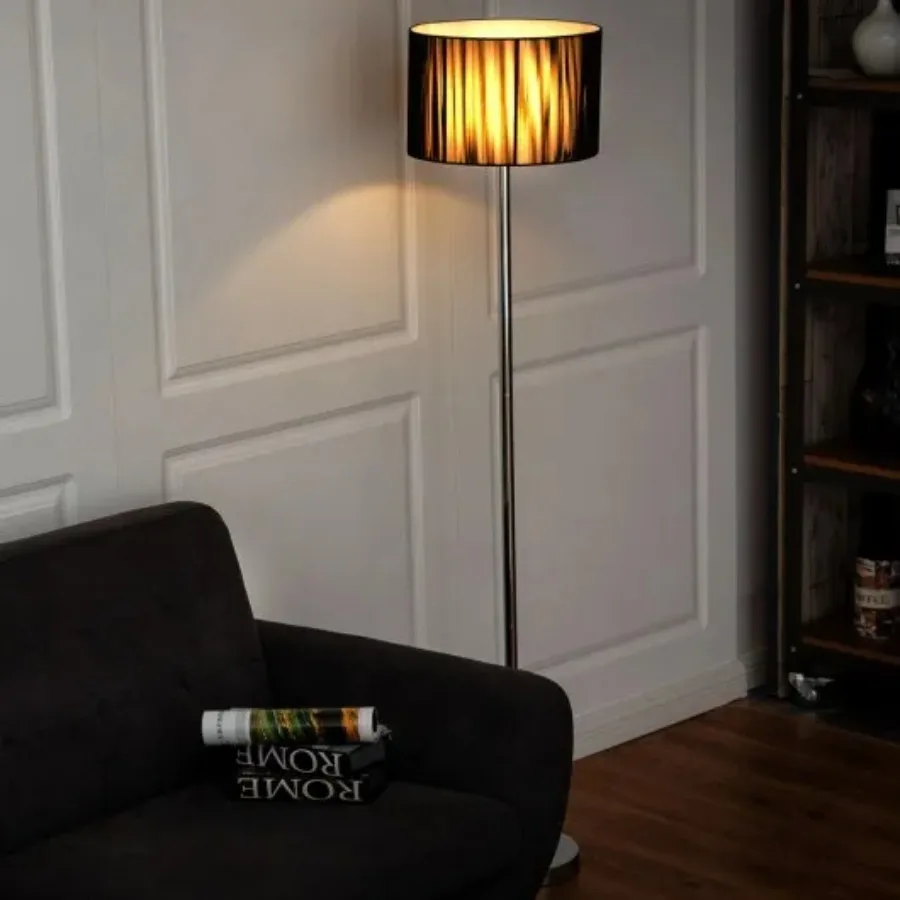 

Modern Classic Stainless Floor Lamp w/ 4 LED Bulbs