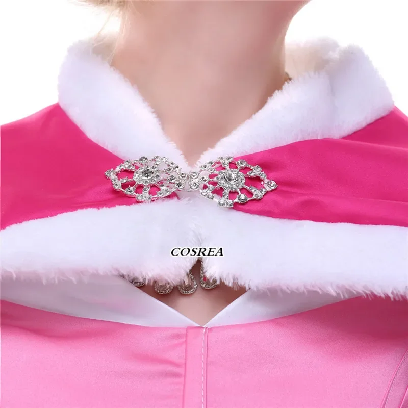 أزياء كوسريا الجديدة عالية الجودة للأميرة أورورا التأثيرية فستان حفلات طويل جميل مع أزياء طويلة الأكمام للنساء OA2296