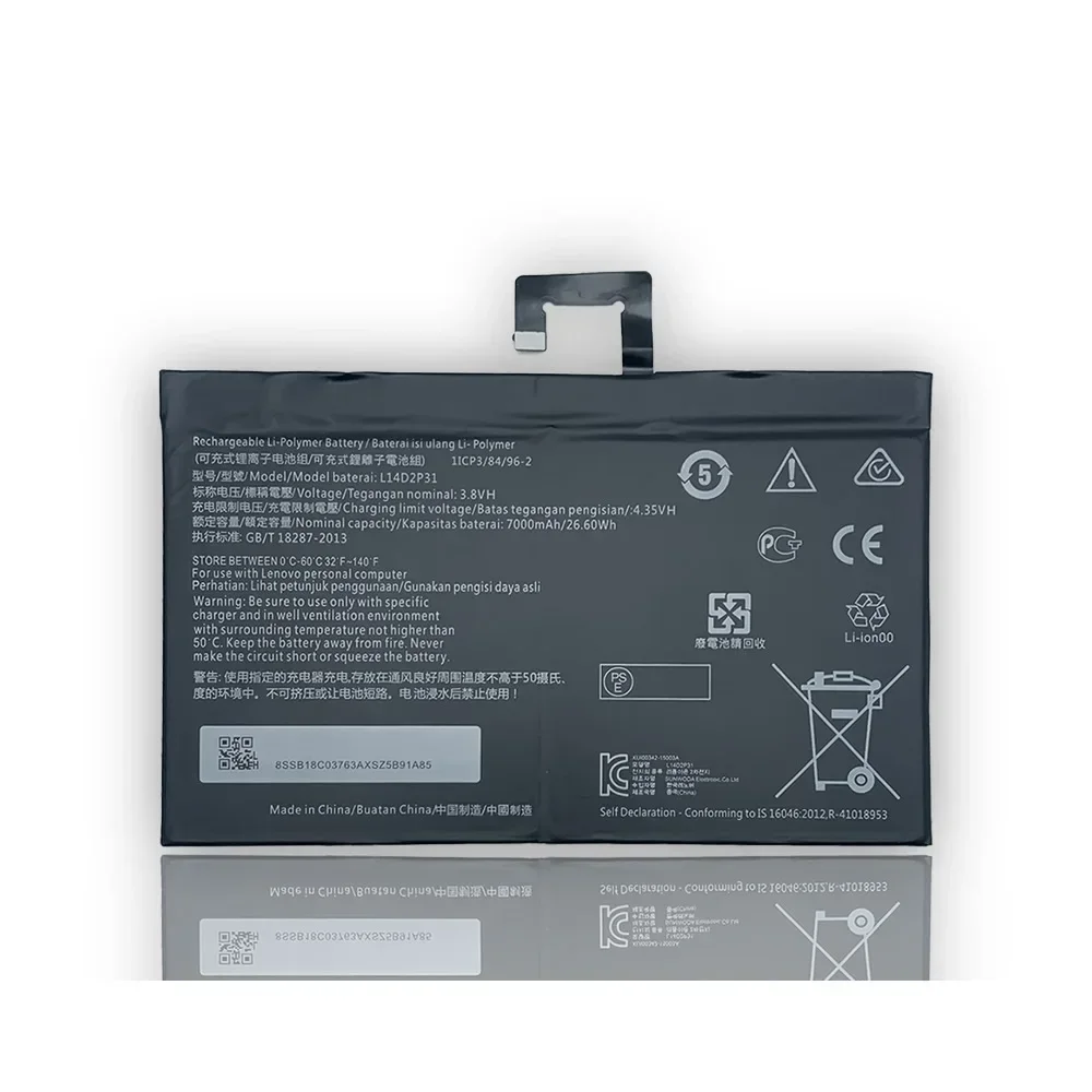 New L14D2P31 7000mAh Battery For Lenovo Tab 2 TAB2 A10-70F A10-70L A10-70LC TB2 X30L TB2-X30F TB2-X30M Batterij + Tools