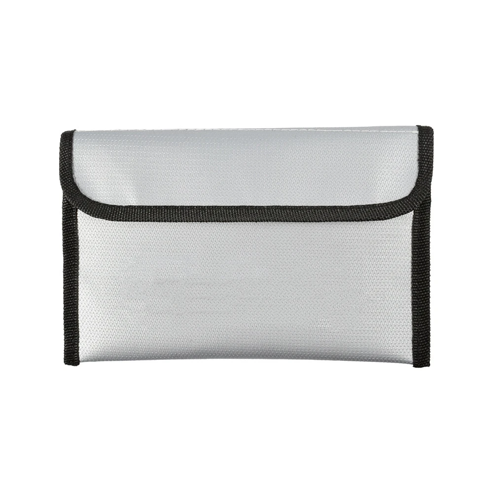 2025 New Fireproof Waterproof RFID Blocking Document Bag Key Shielding Phone Case Resistant Bag Magnetic Key Holder Pouch