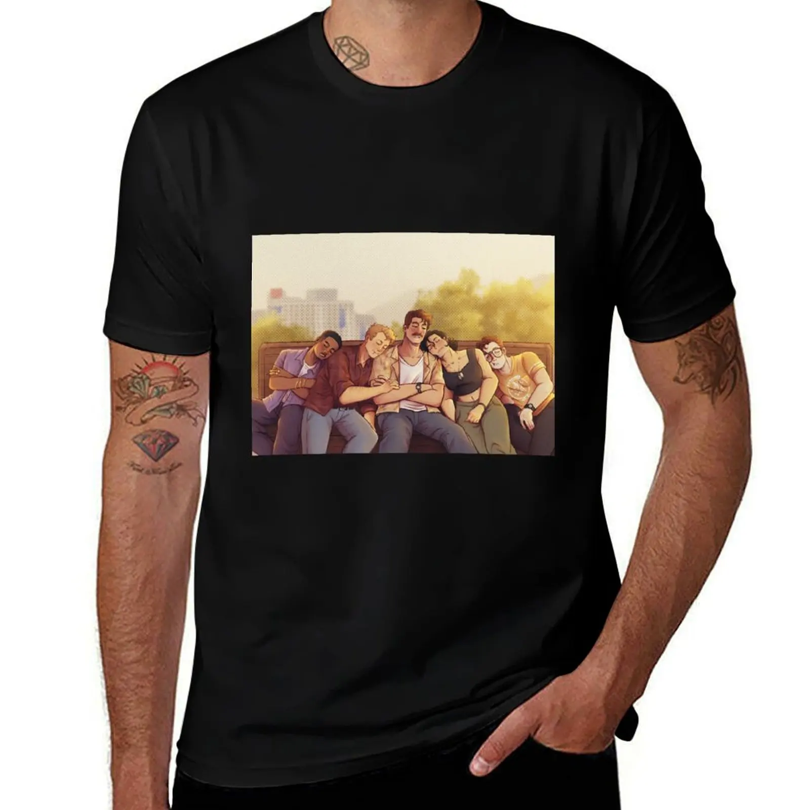 A Day Off T-Shirt Trendy Casual Short Sleeve Shirt