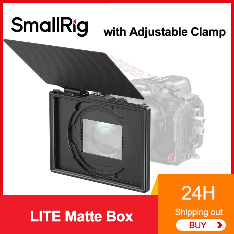 Smallrig LITE Matte Box and Filter Set with Adjustable Clamp Magnetic CPL Filter Kit for Versatile Combinations VND Filter