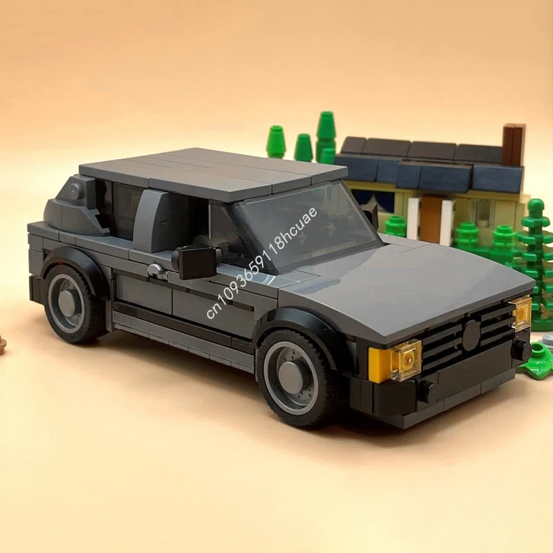 

265pcs MOC Peoples Car Rabbit Golf Dark Bluish Gray City Champion supercars Model Building blocks Kids DIY toys Christmas gifts