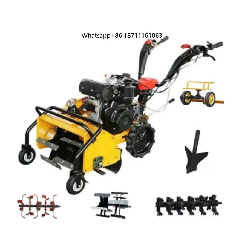 Multifunctional 5 in 1 Long Reach Combi Weeder Agricultural Weeding and Weeding Machine