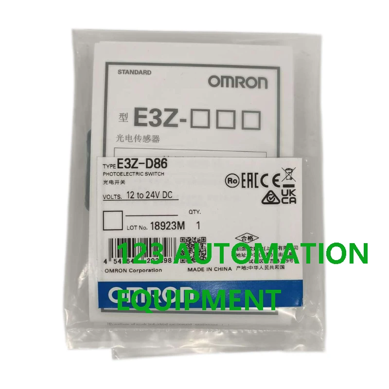 Authentic New Omron E3Z-D66 D67 D86 D87 LS66 LS86 R66 R86 Compact Photoelectric Sensor with Built-in Amplifier Switch