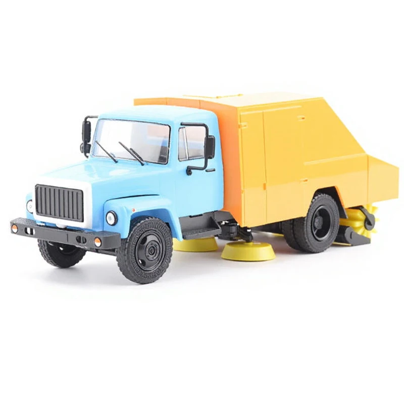 1-43-スケールプラスチックモデルロシアシベリアオムスク-pum-1-3307-街路清掃車静的ディスプレイコレクタブルギフトお土産装飾