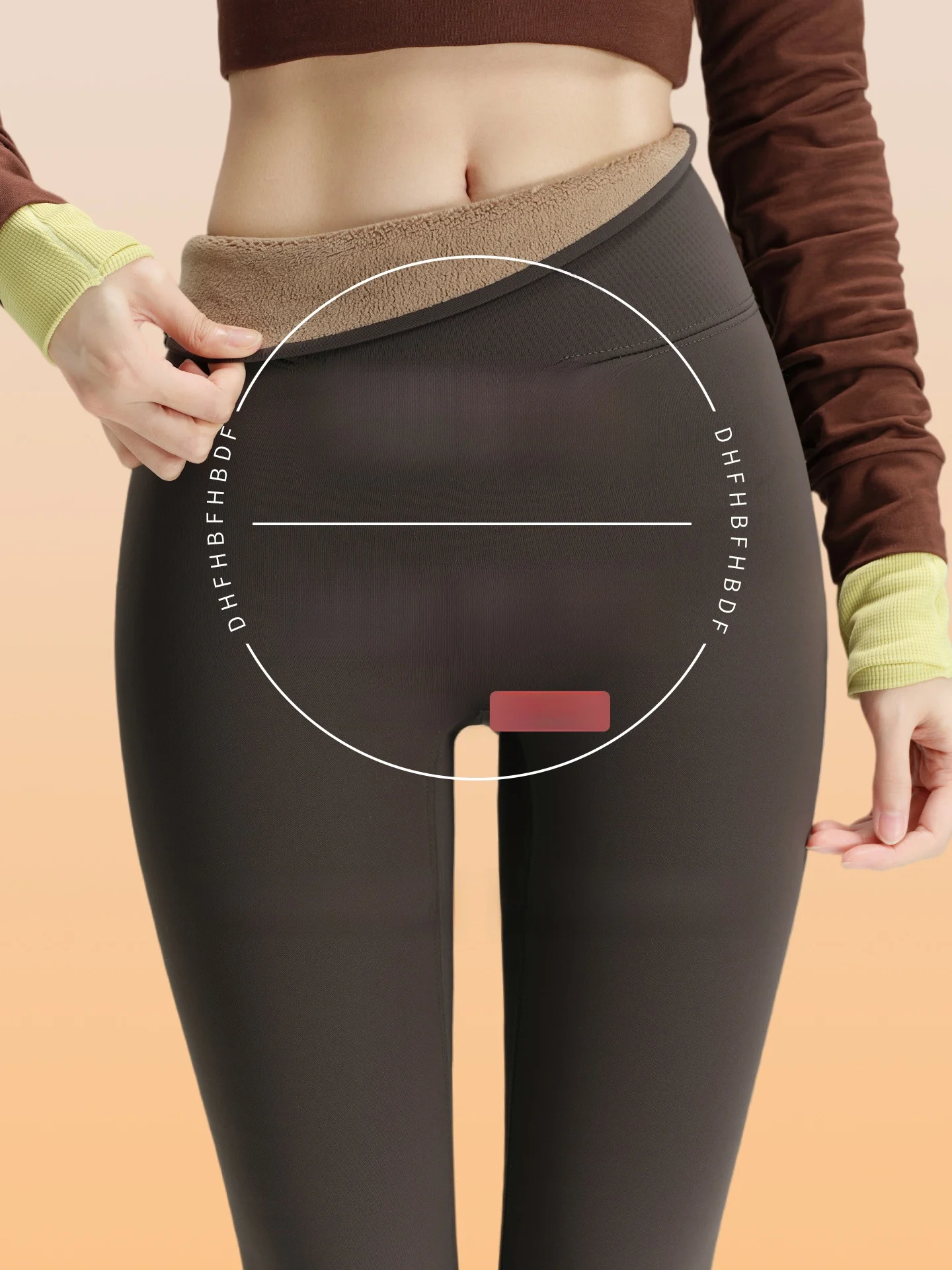 

Thiened Fce Warm Yoga Pants Women's High Waist Long Trousers Travel Outdoor Autumn Winter Sports Fitn Exercise