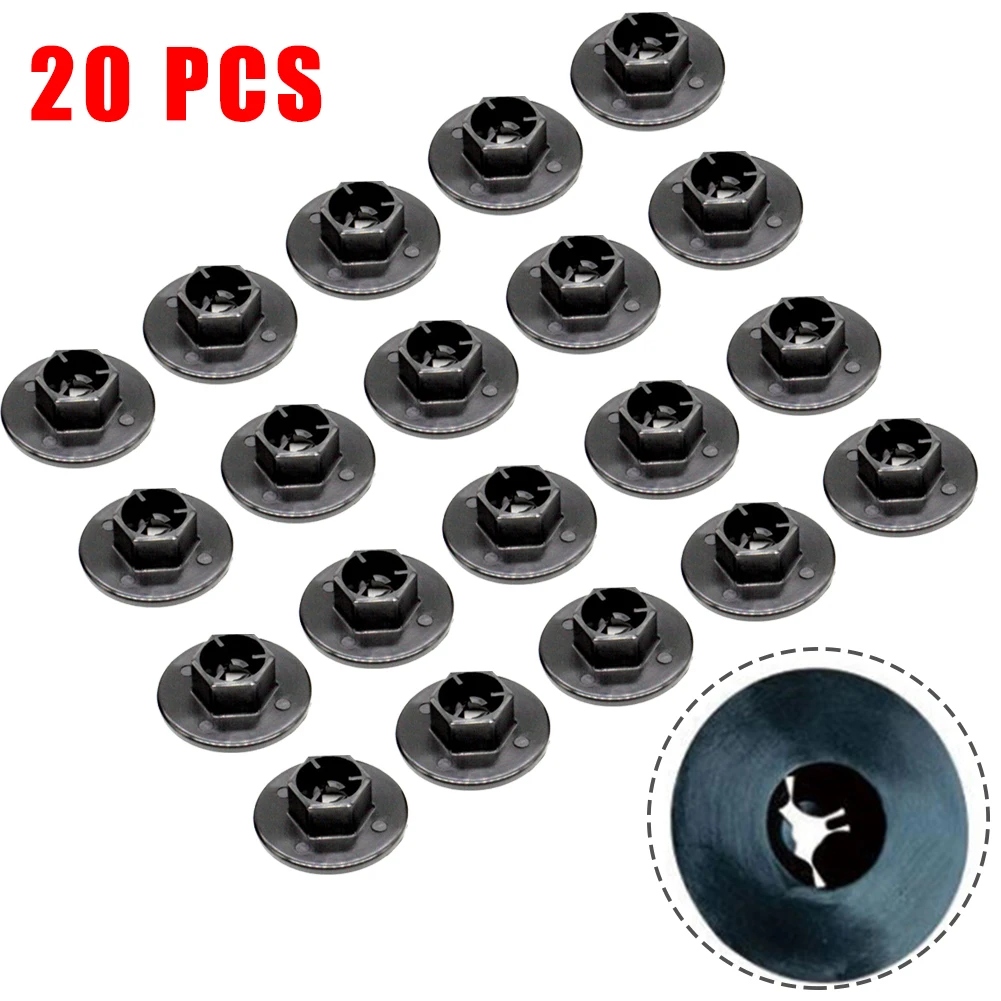 20pcs Wheel Arch Liner Splashguard Clips Nut For Hyundai For Kia Fender Liner Mud Guard Nut 84145-26000