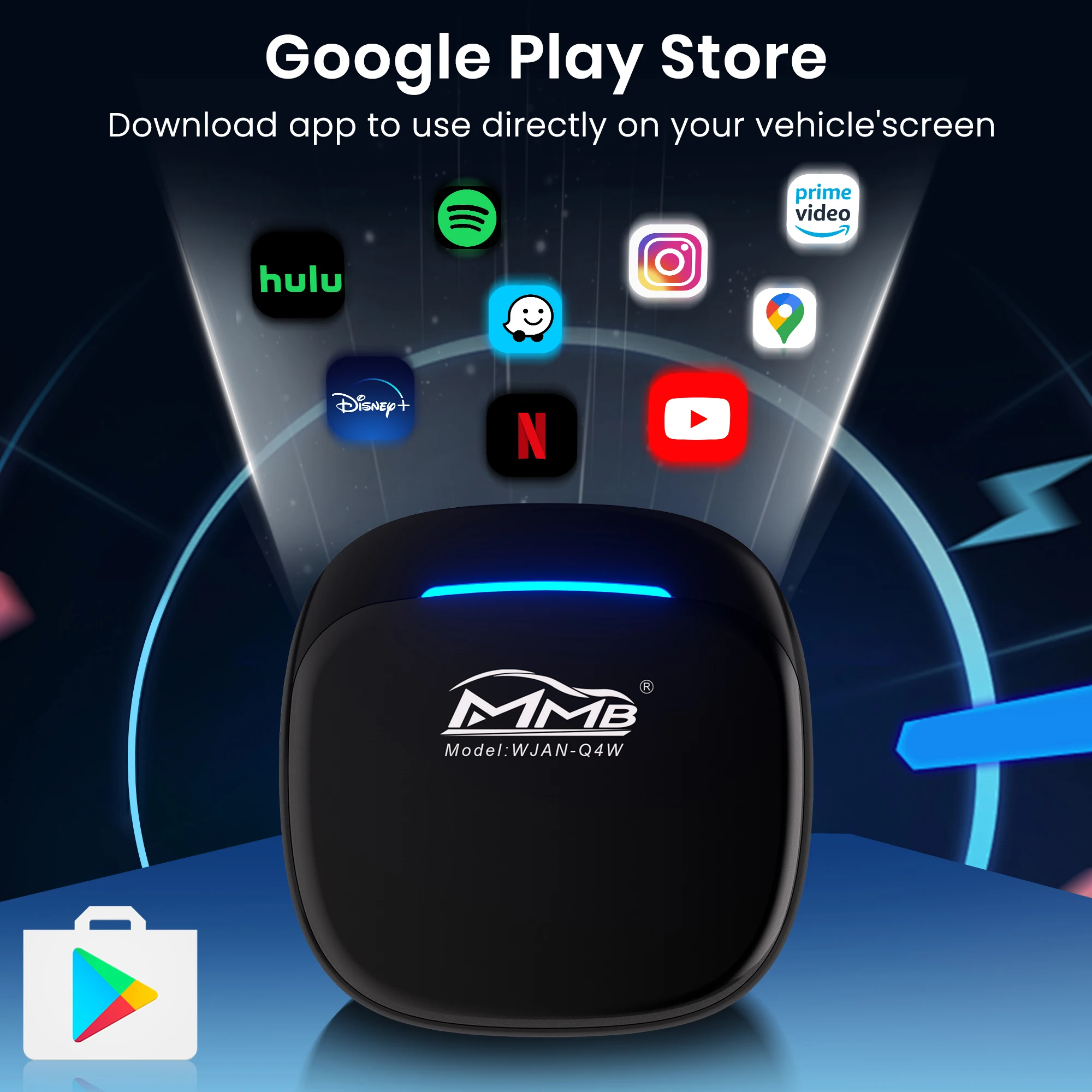 CarPlay AI Box Android 13.0システム YouTube CarlinKit Tbox LED 