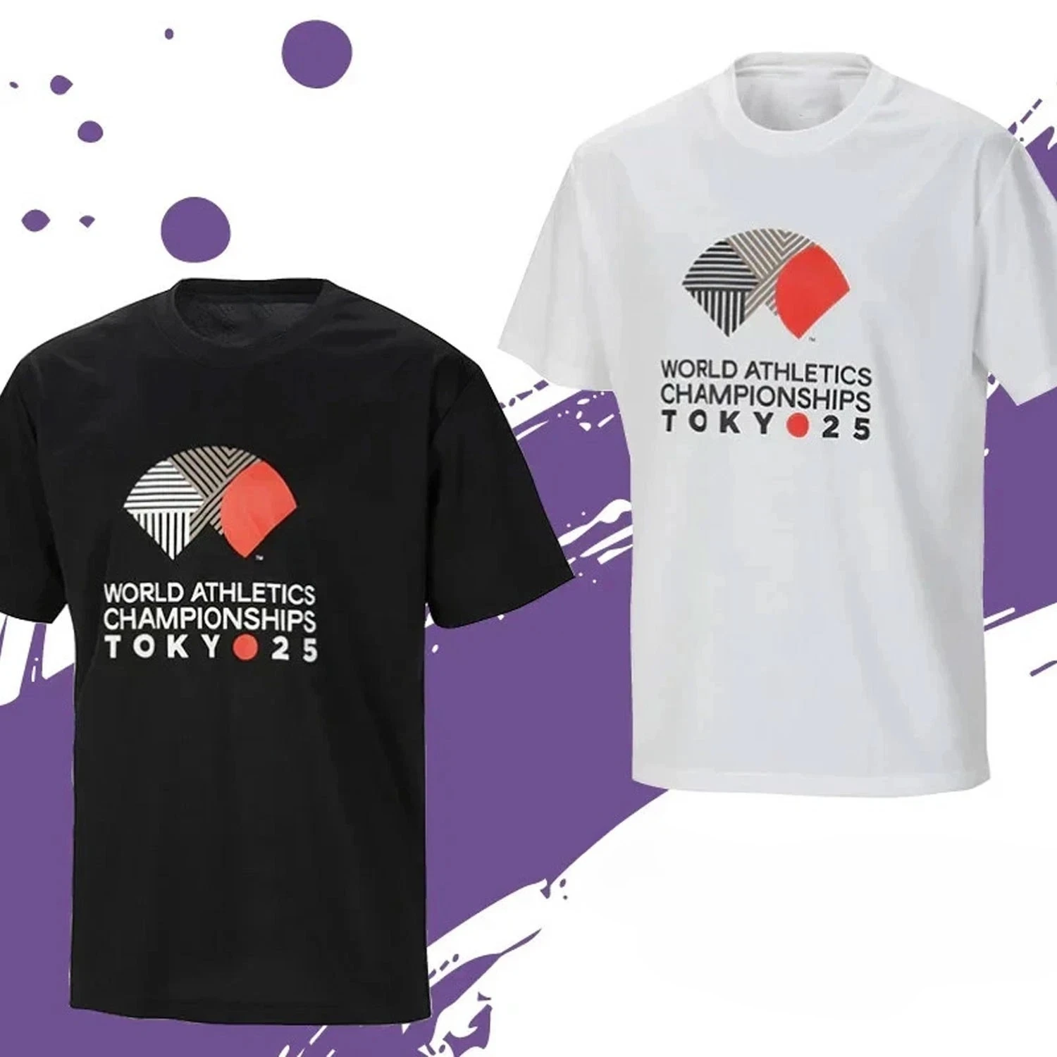 بطولة العالم طوكيو الجديدة في ألعاب القوى 2025 شعار تي شيرت إعادة طباعة Gildan الراقية الفاخرة لكل من الرجال والنساء أفضل Y2k