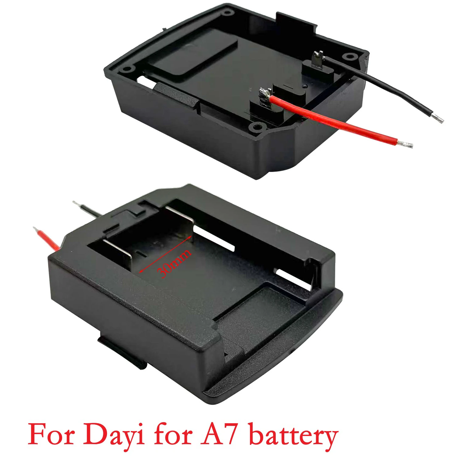 Battery Adapter Connector Terminal Block Replacement for Dayi For A7 Battery Holder Compatible with Power Tools and RC Devices