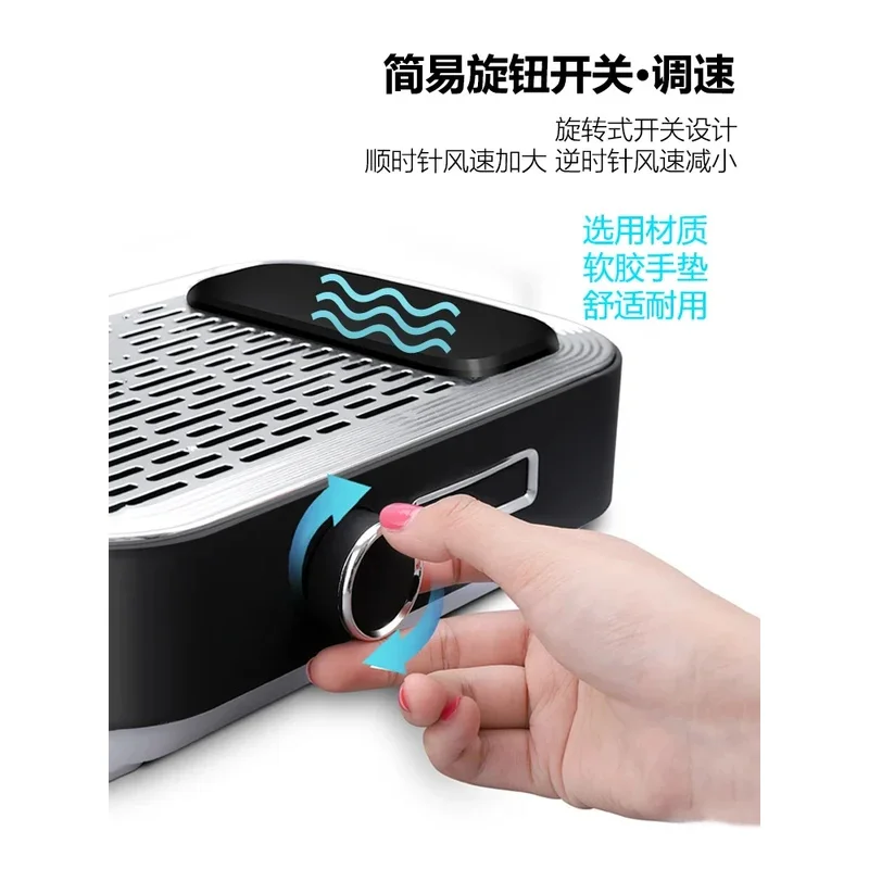 Rechargeable storage type manicure vacuum cleaner with hand pillow pad to polish and remove nails, dust remover, wireless manicu